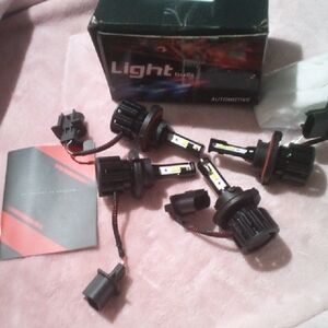 LED Headlight Bulbs - Black